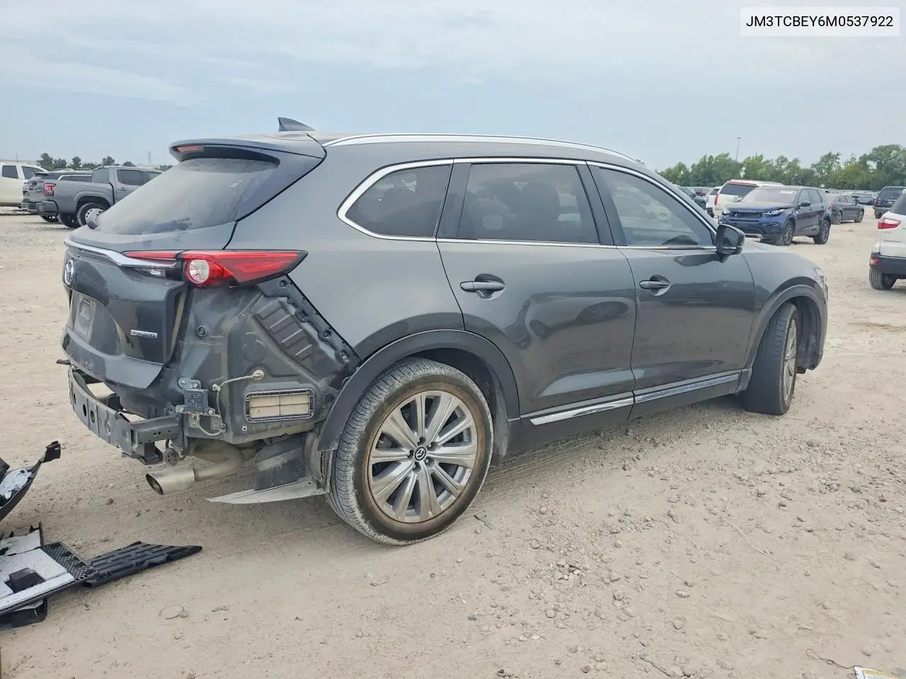 2021 MAZDA CX-9 VIN JM3TCBEY6M0537922 — фото 3