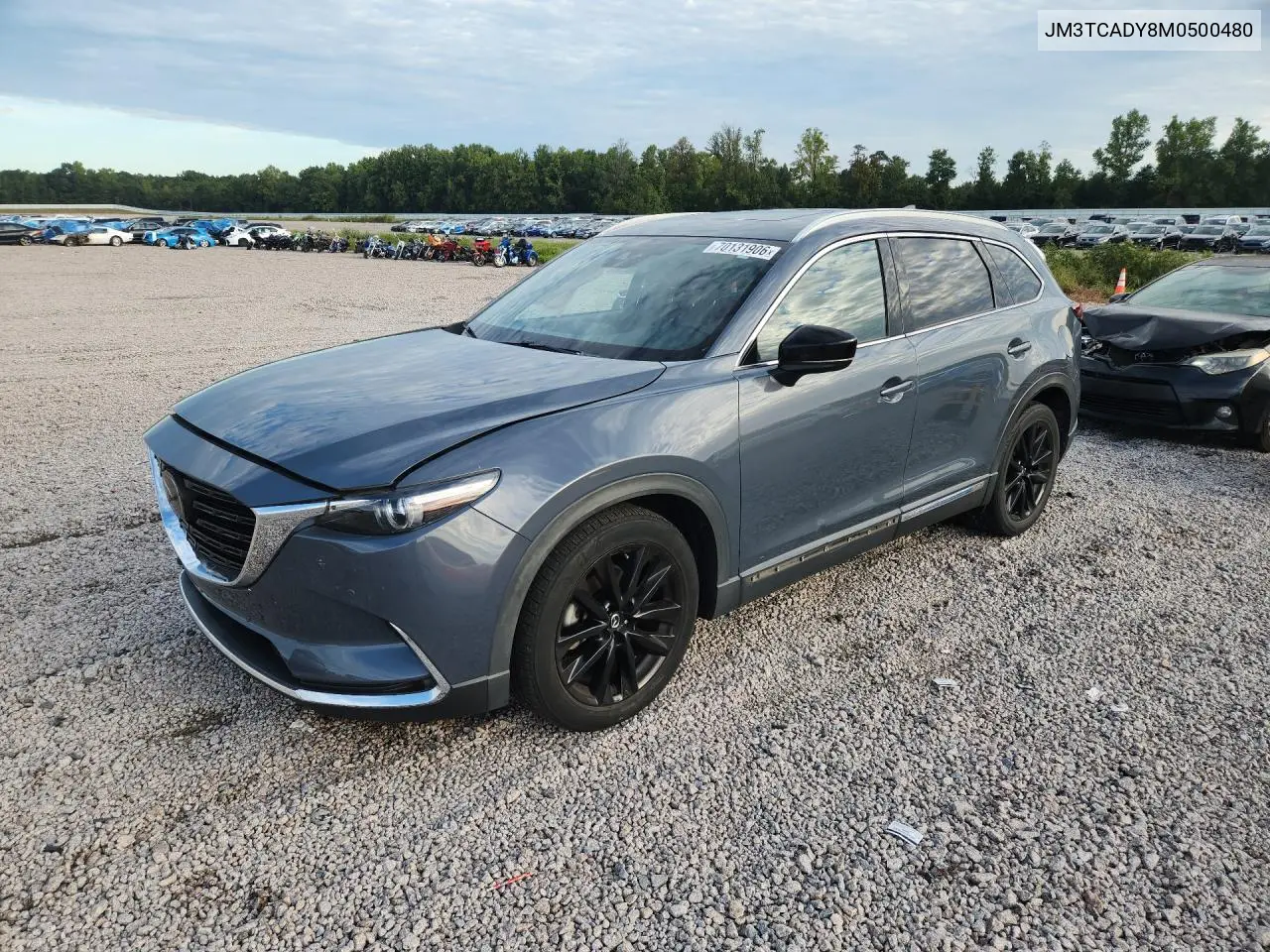 MAZDA CX-9 2021, VIN JM3TCADY8M0500480