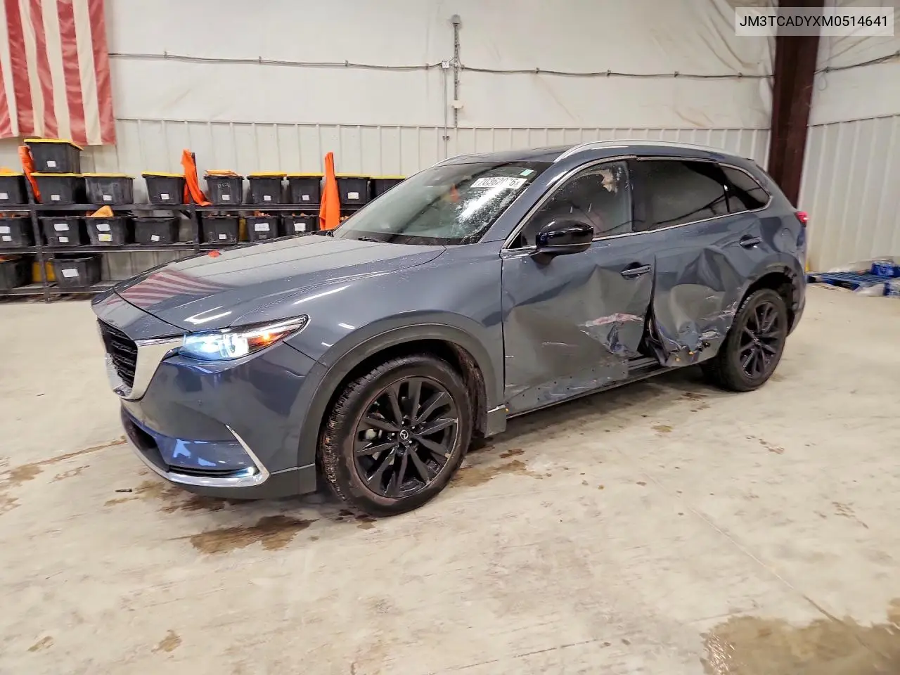 MAZDA CX-9 2021, VIN JM3TCADYXM0514641