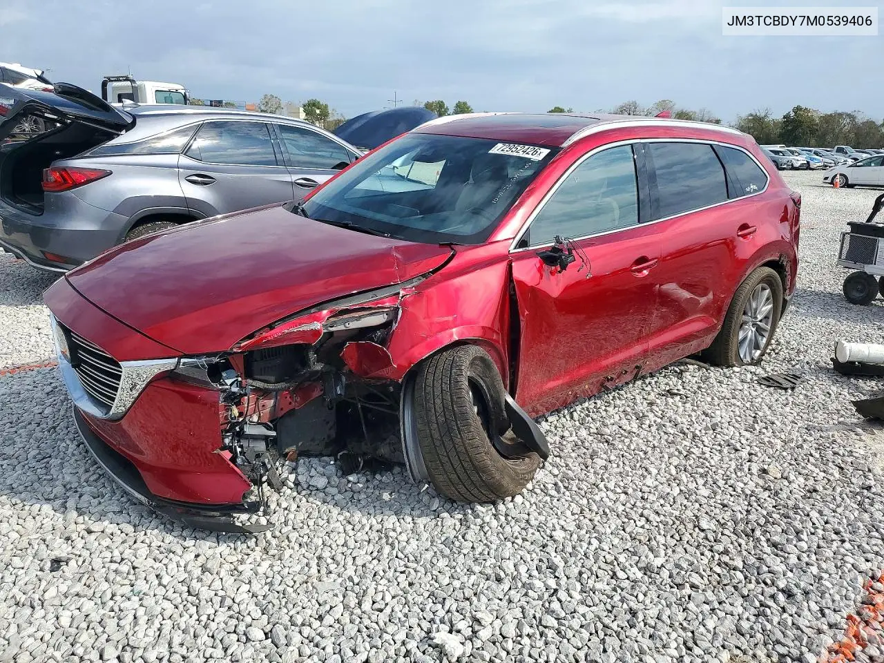 MAZDA CX-9 2021, VIN JM3TCBDY7M0539406