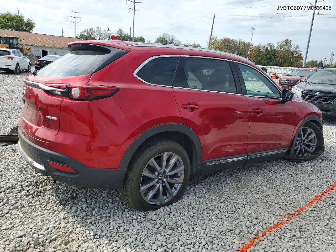 2021 MAZDA CX-9 VIN JM3TCBDY7M0539406 — фото 3