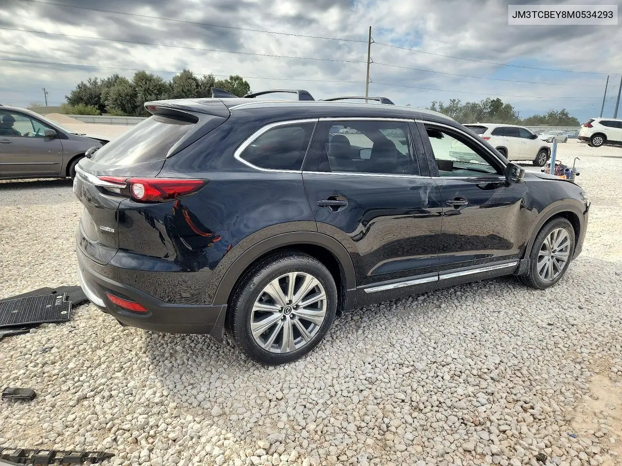 2021 MAZDA CX-9 VIN JM3TCBEY8M0534293 — фото 3