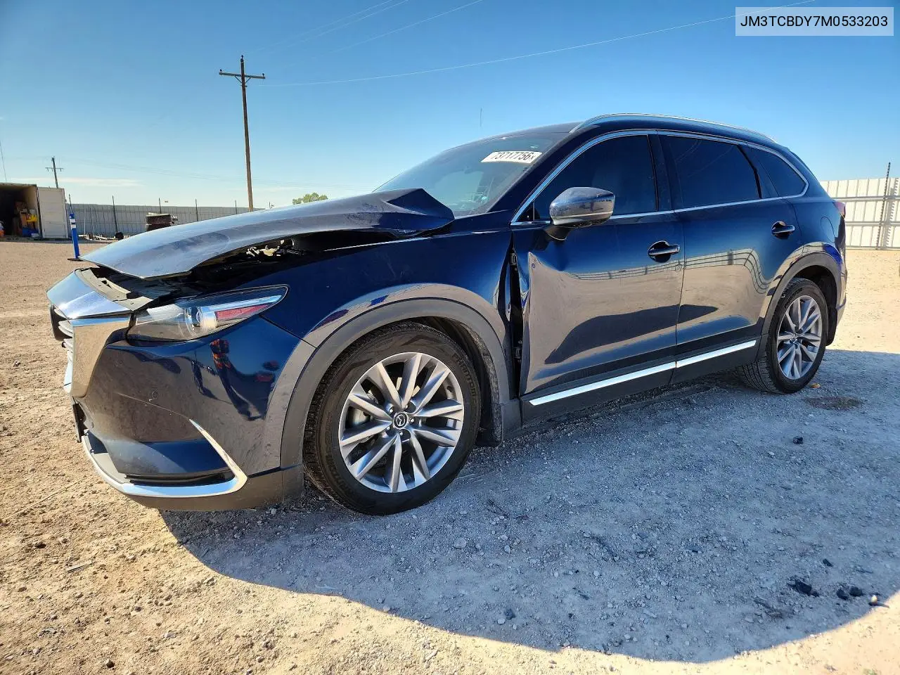 MAZDA CX-9 2021, VIN JM3TCBDY7M0533203