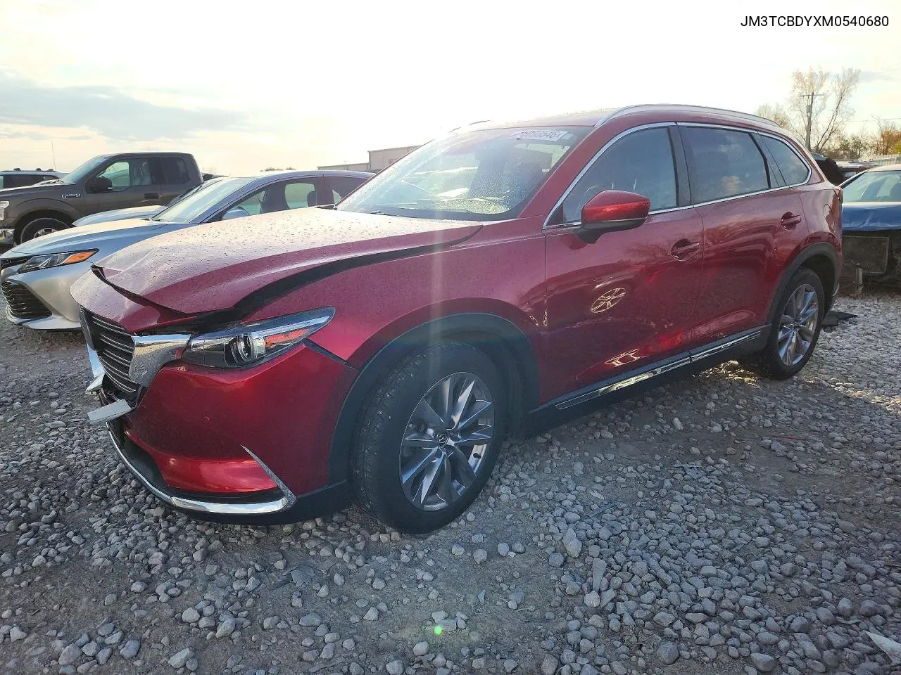 MAZDA CX-9 2021, VIN JM3TCBDYXM0540680