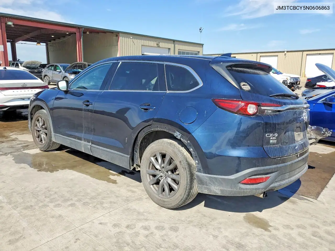 2022 MAZDA CX-9 VIN JM3TCBCY5N0606863 — фото 2