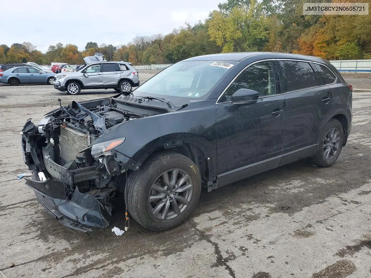 MAZDA CX-9 2022, VIN JM3TCBCY2N0605721