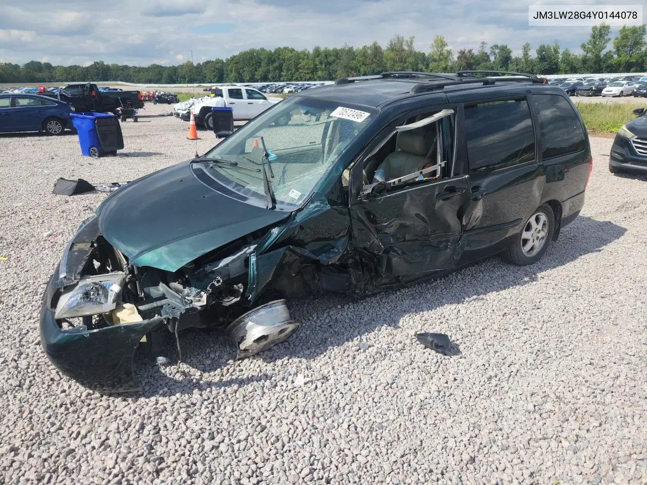MAZDA MPV 2000, VIN JM3LW28G4Y0144078