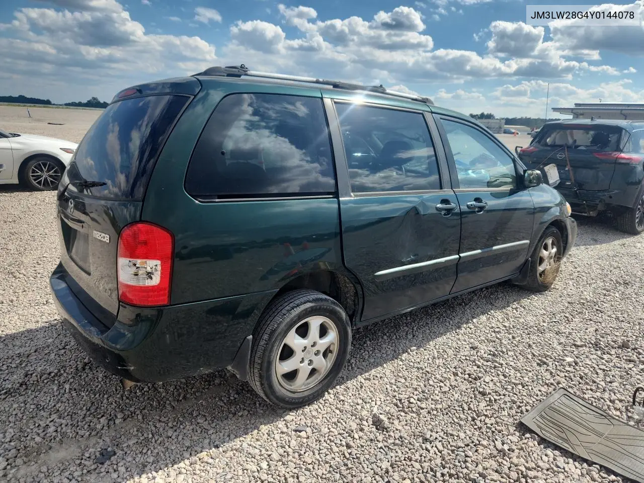 2000 MAZDA MPV VIN JM3LW28G4Y0144078 — фото 3