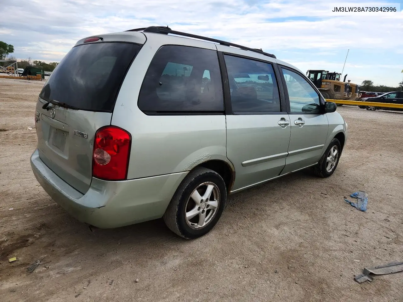 2003 MAZDA MPV VIN JM3LW28A730342996 — фото 3