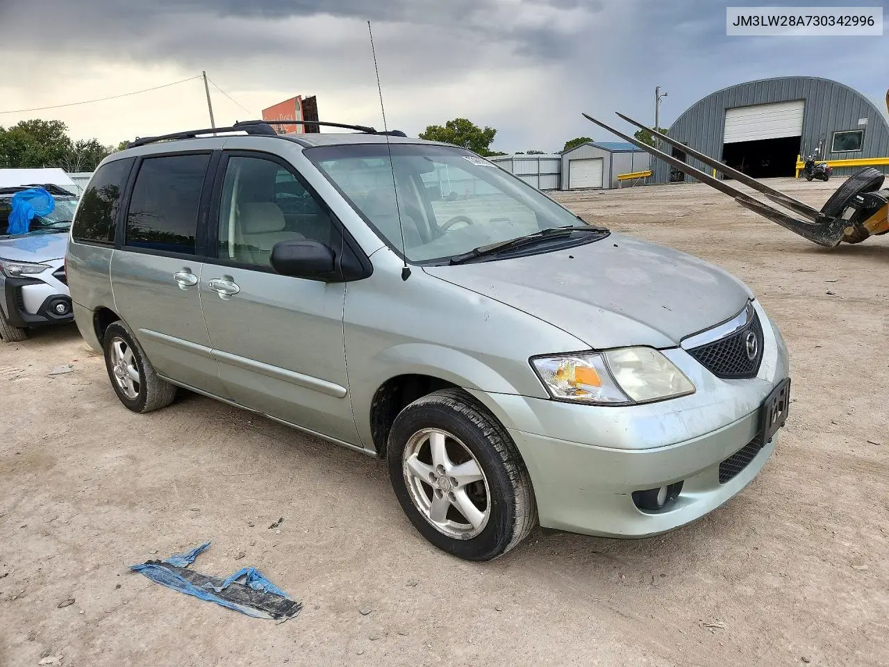 2003 MAZDA MPV VIN JM3LW28A730342996 — фото 4
