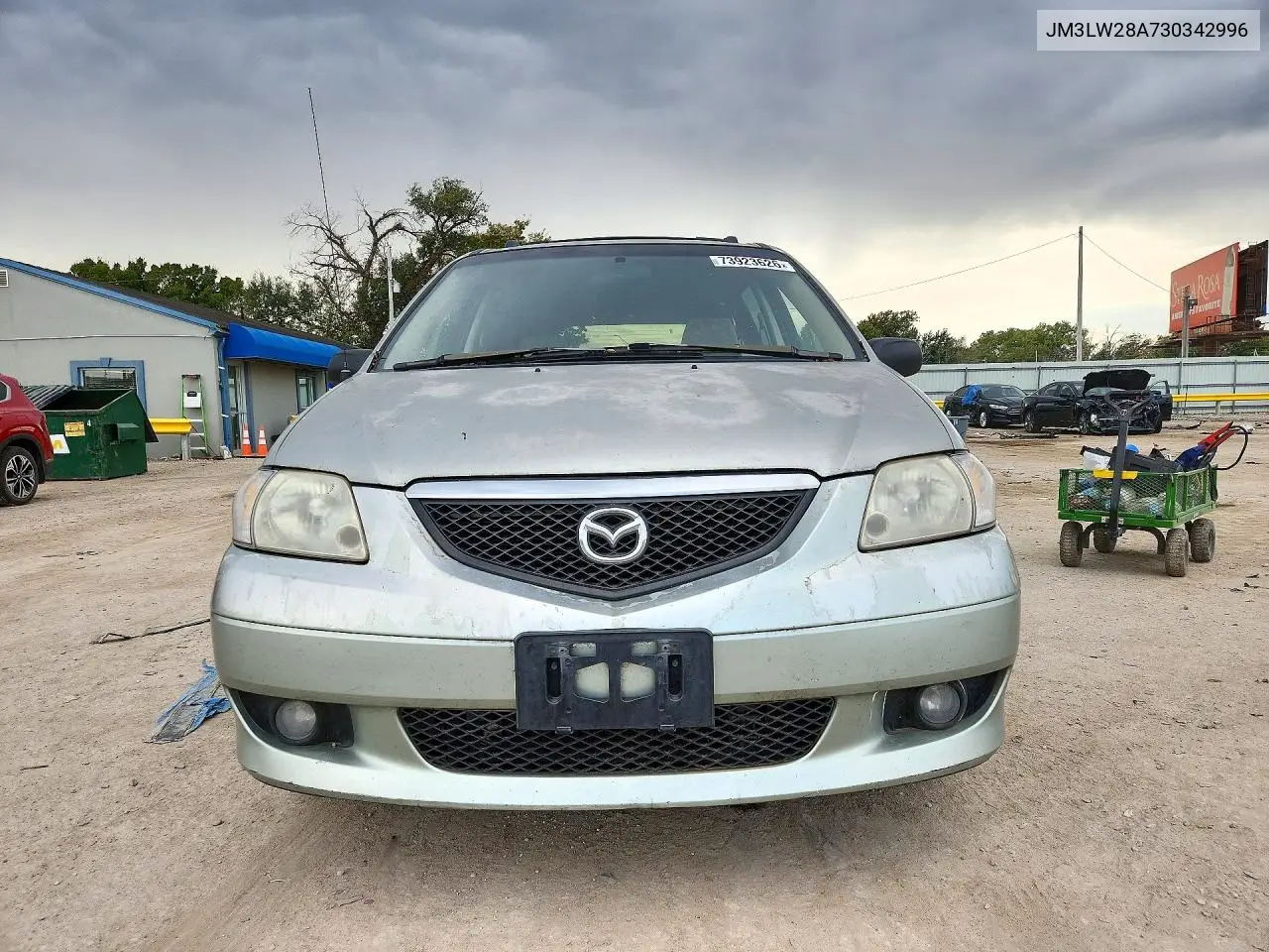 2003 MAZDA MPV VIN JM3LW28A730342996 — фото 5