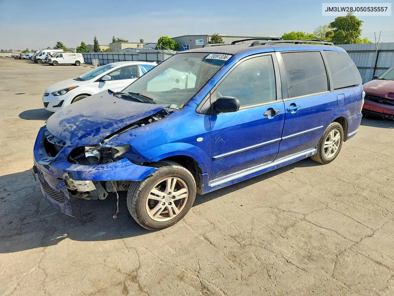 MAZDA MPV 2005, VIN JM3LW28J050535557
