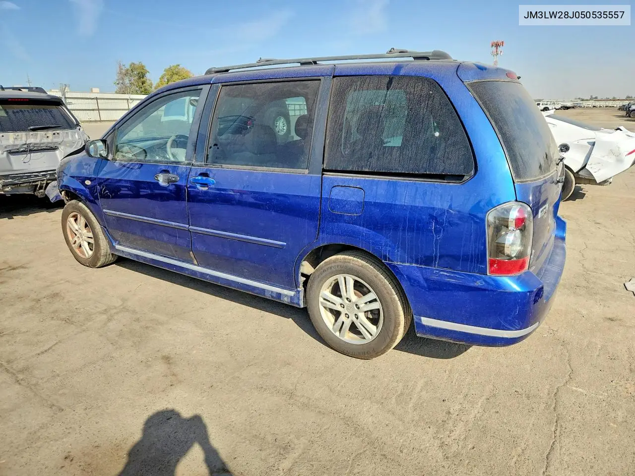 2005 MAZDA MPV VIN JM3LW28J050535557 — фото 2