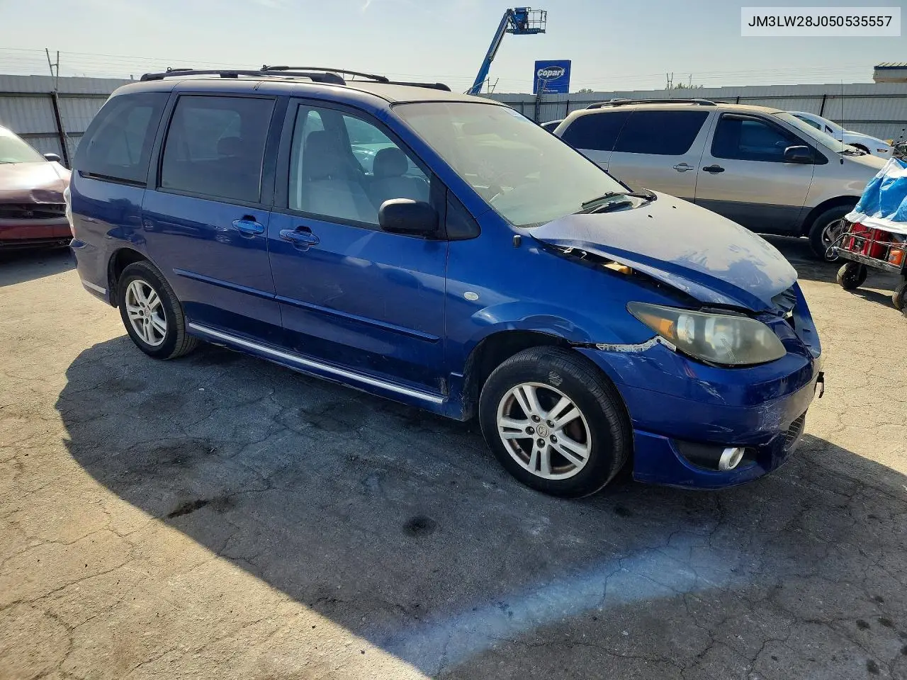 2005 MAZDA MPV VIN JM3LW28J050535557 — фото 4