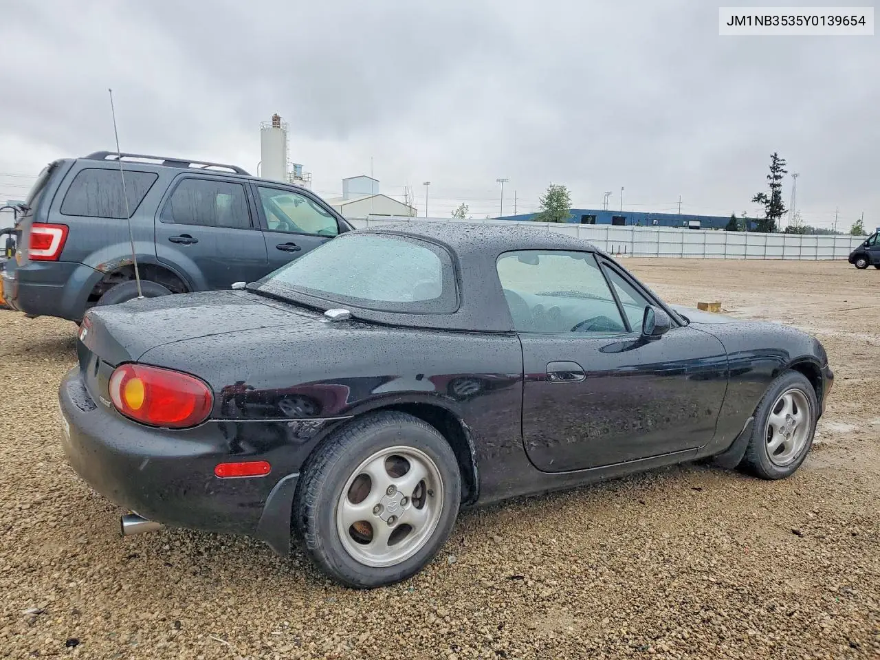 2000 MAZDA MX-5 VIN JM1NB3535Y0139654 — фото 3