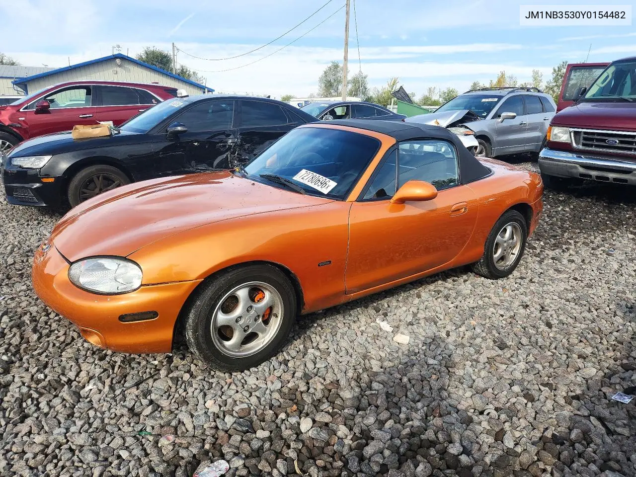 MAZDA MX-5 2000, VIN JM1NB3530Y0154482