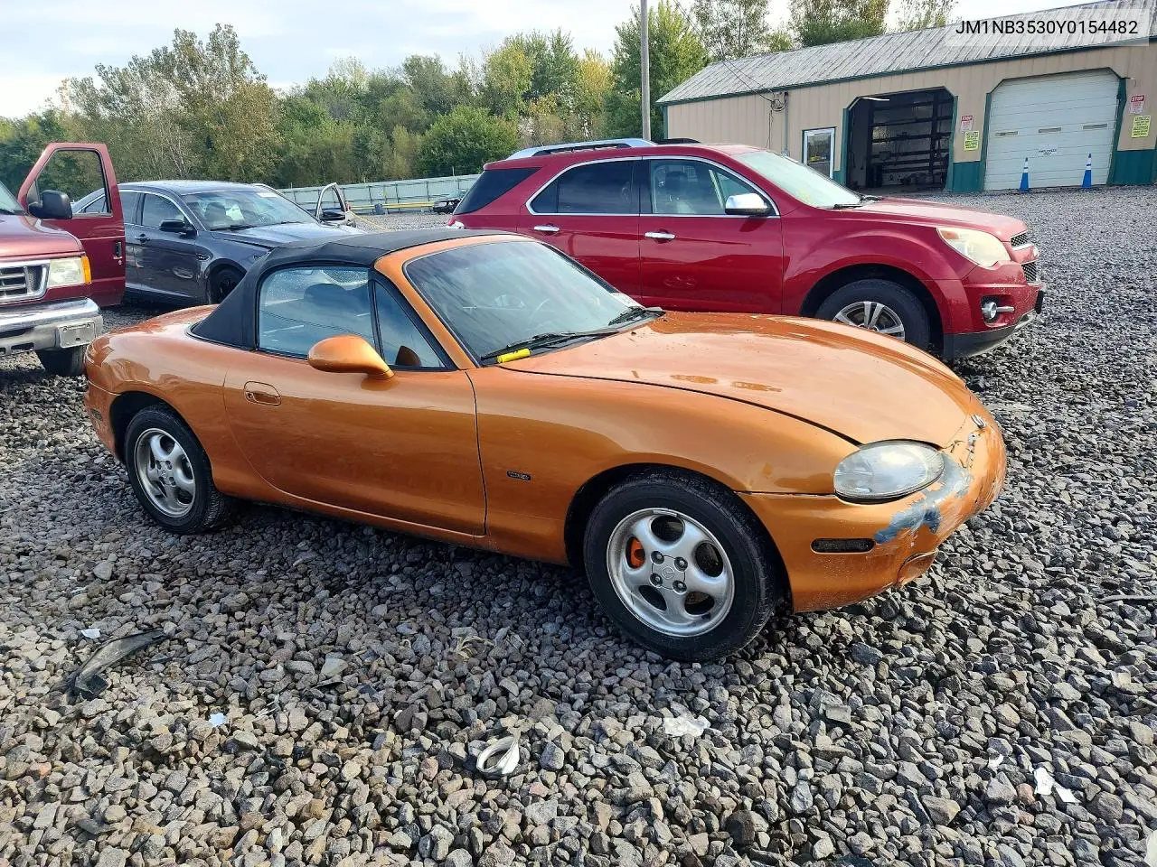 2000 MAZDA MX-5 VIN JM1NB3530Y0154482 — фото 4