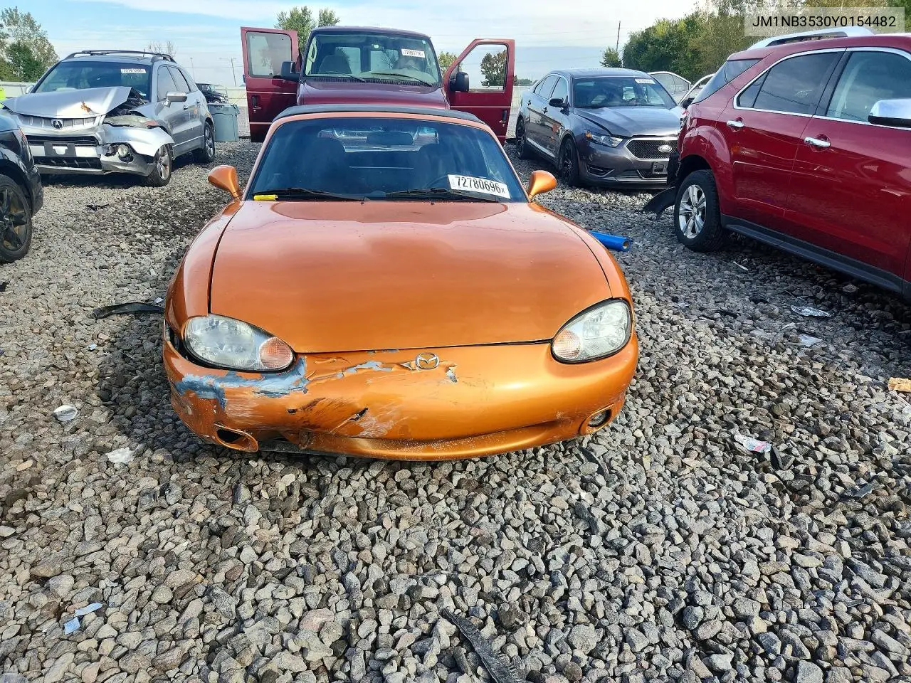 2000 MAZDA MX-5 VIN JM1NB3530Y0154482 — фото 5