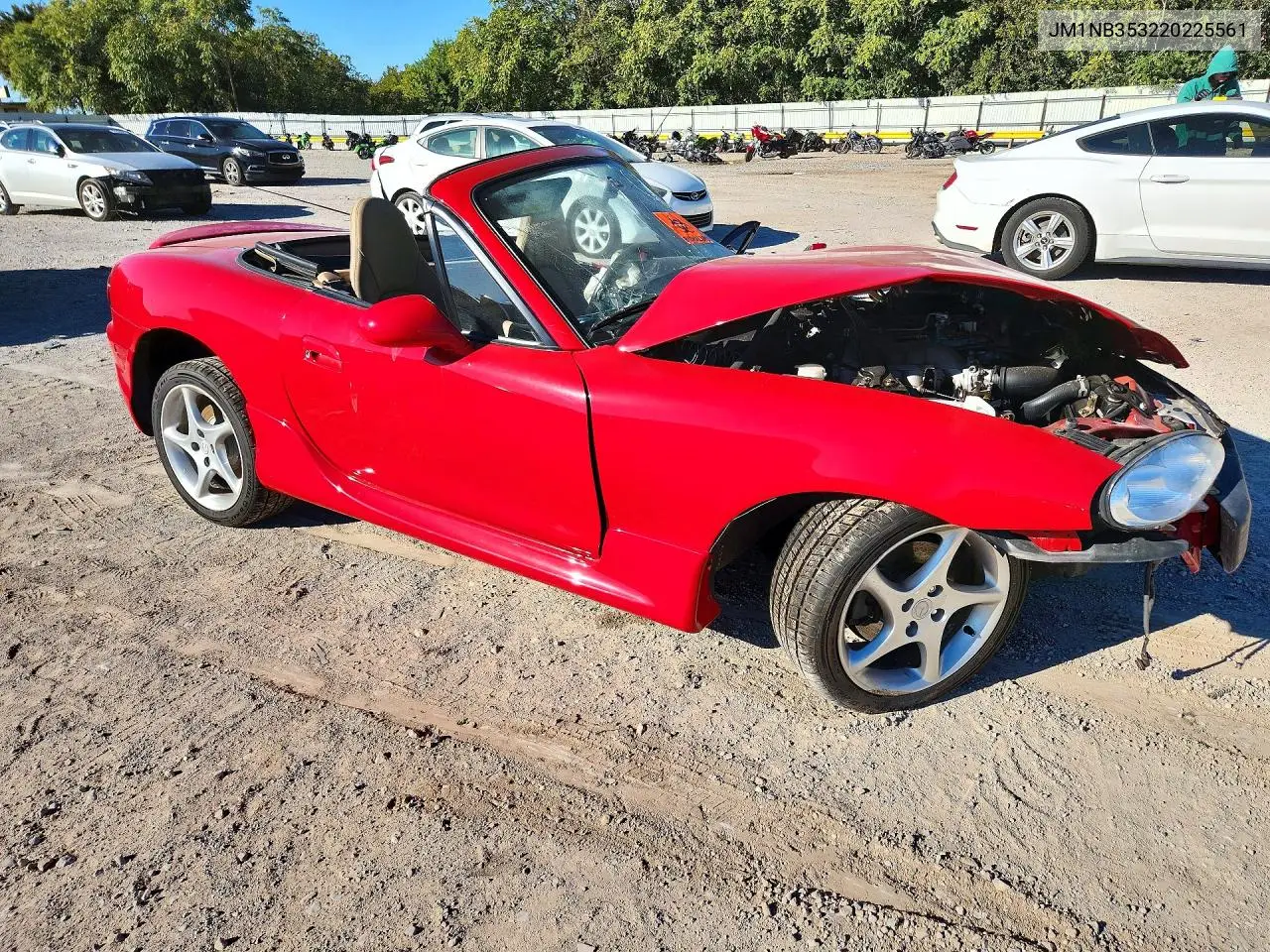 2002 MAZDA MX-5 VIN JM1NB353220225561 — фото 4