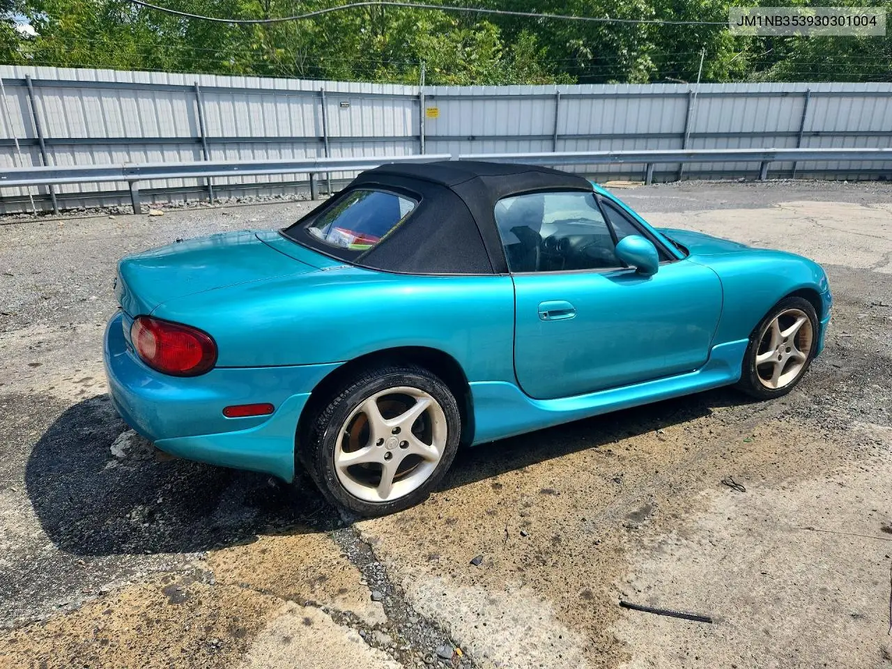 2003 MAZDA MX-5 VIN JM1NB353930301004 — фото 3