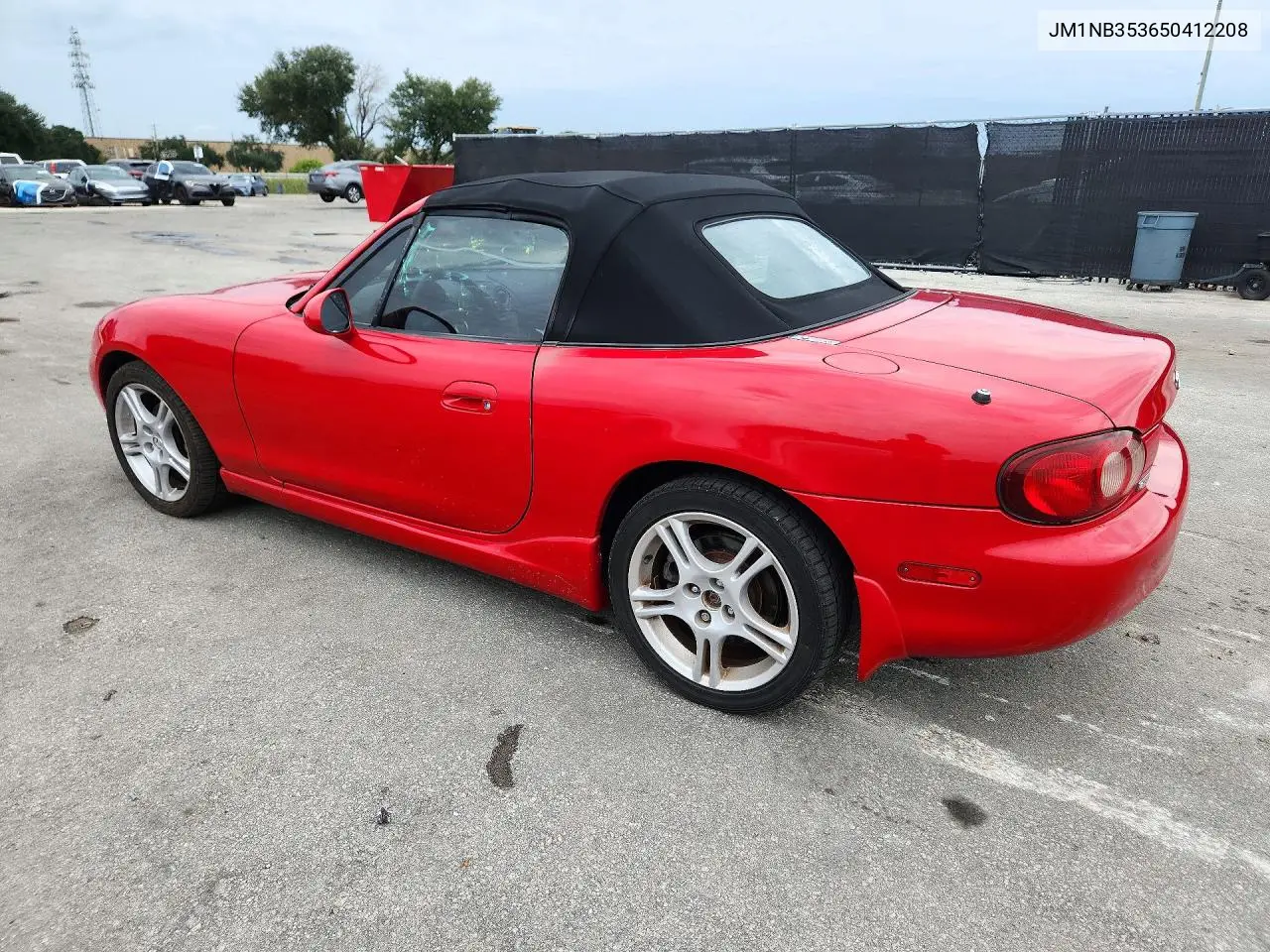 2005 MAZDA MX-5 VIN JM1NB353650412208 — фото 2