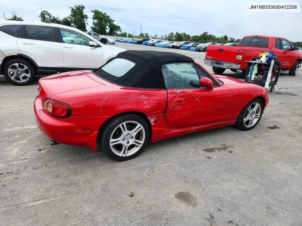 2005 MAZDA MX-5 VIN JM1NB353650412208 — фото 3