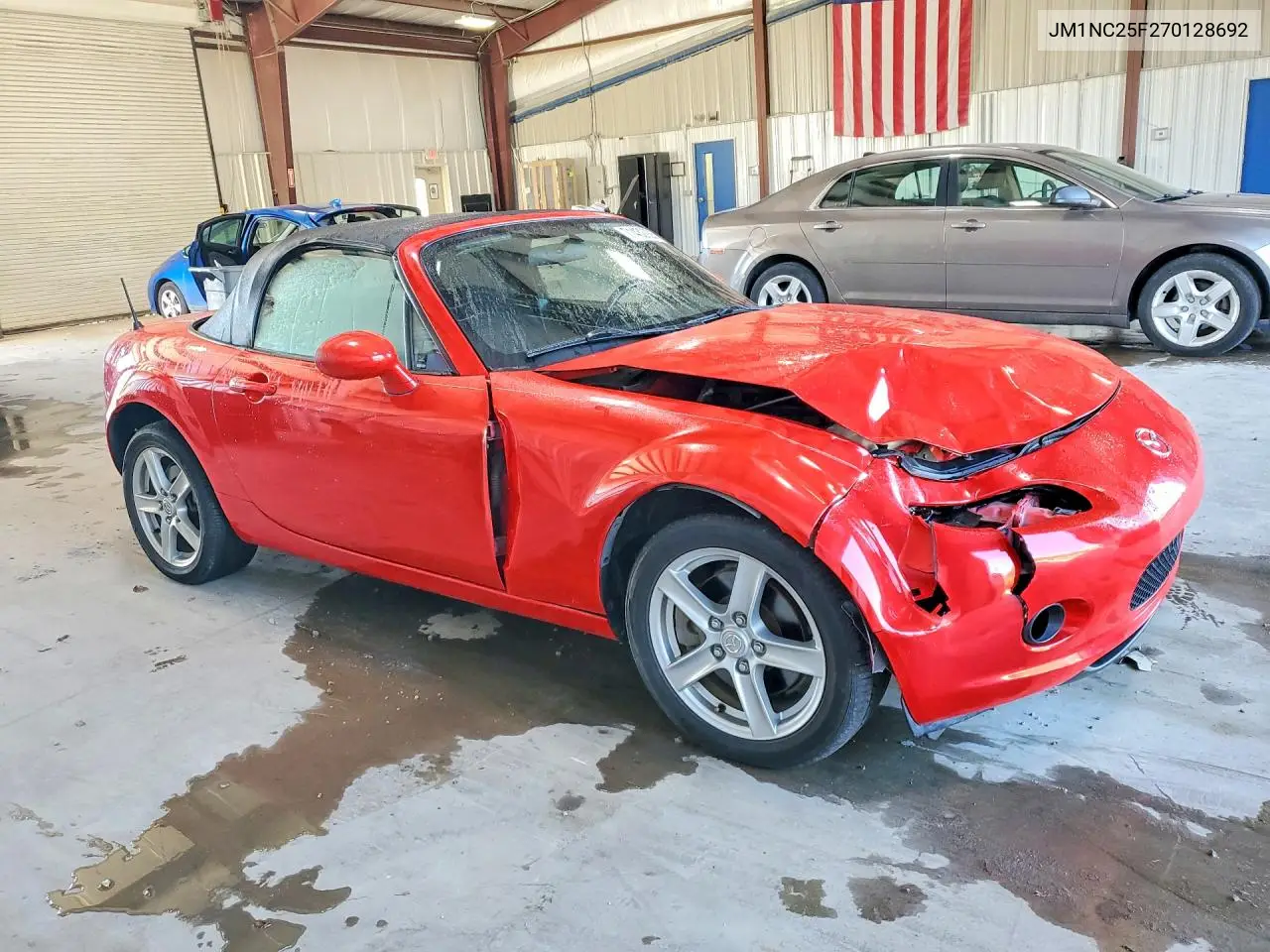 2007 MAZDA MX-5 VIN JM1NC25F270128692 — фото 4