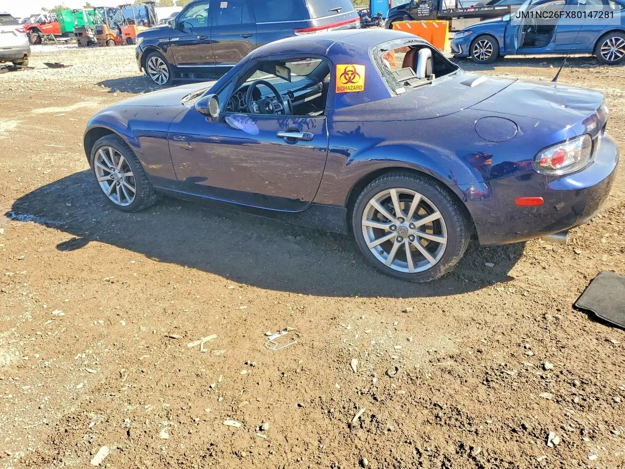 2008 MAZDA MX-5 VIN JM1NC26FX80147281 — фото 2