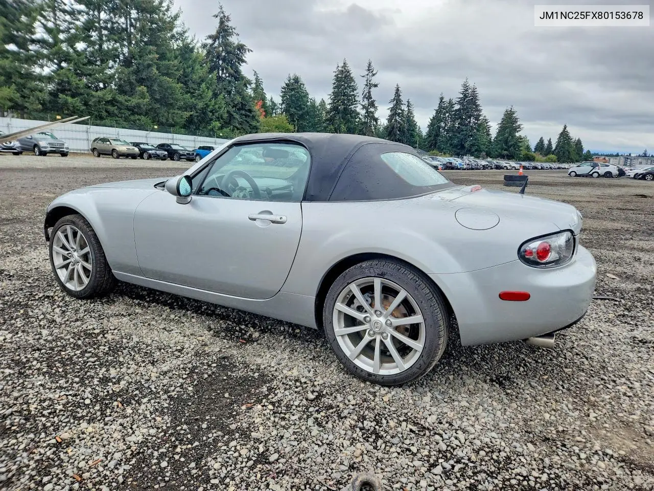 2008 MAZDA MX-5 VIN JM1NC25FX80153678 — фото 2