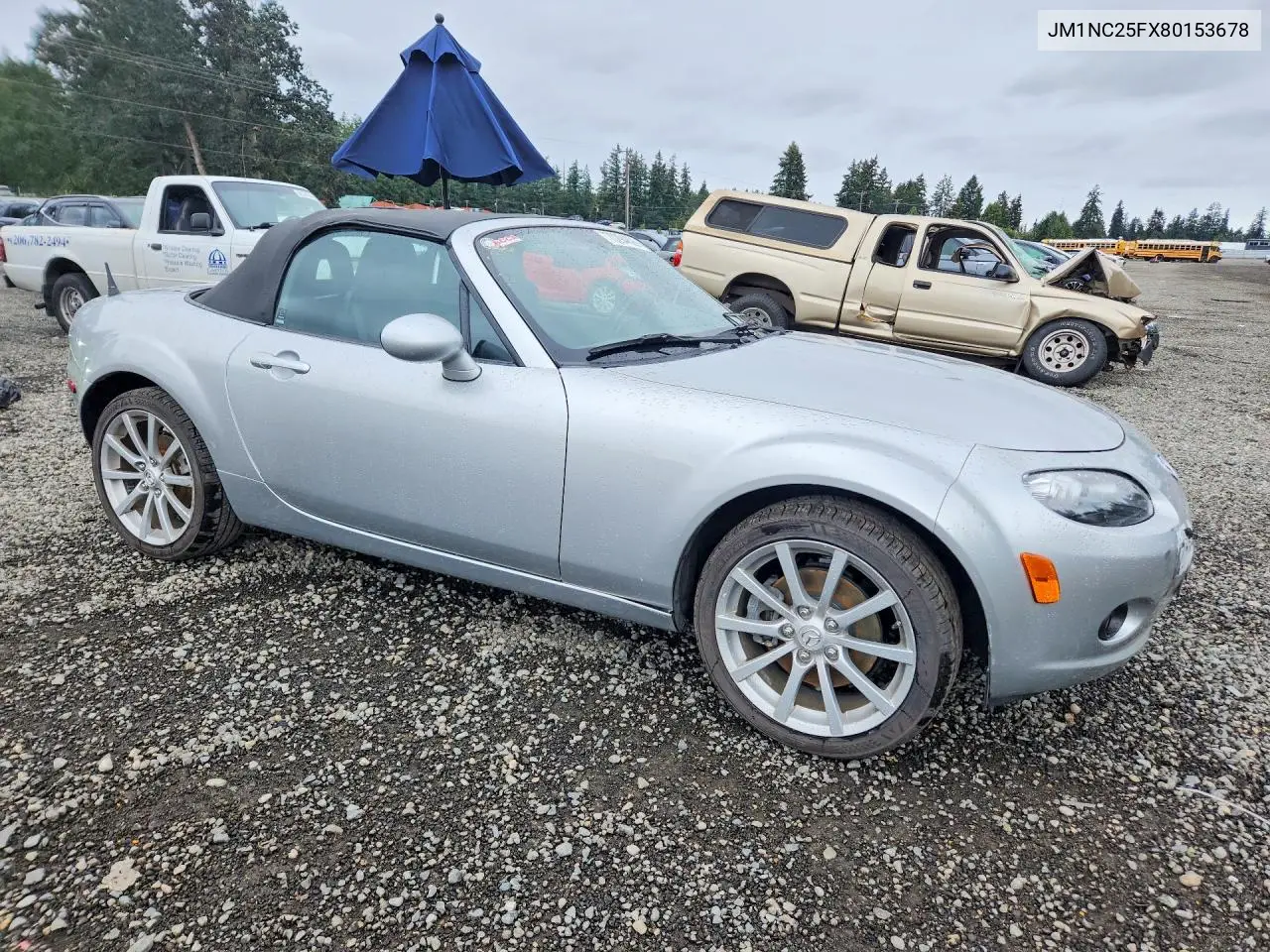 2008 MAZDA MX-5 VIN JM1NC25FX80153678 — фото 4