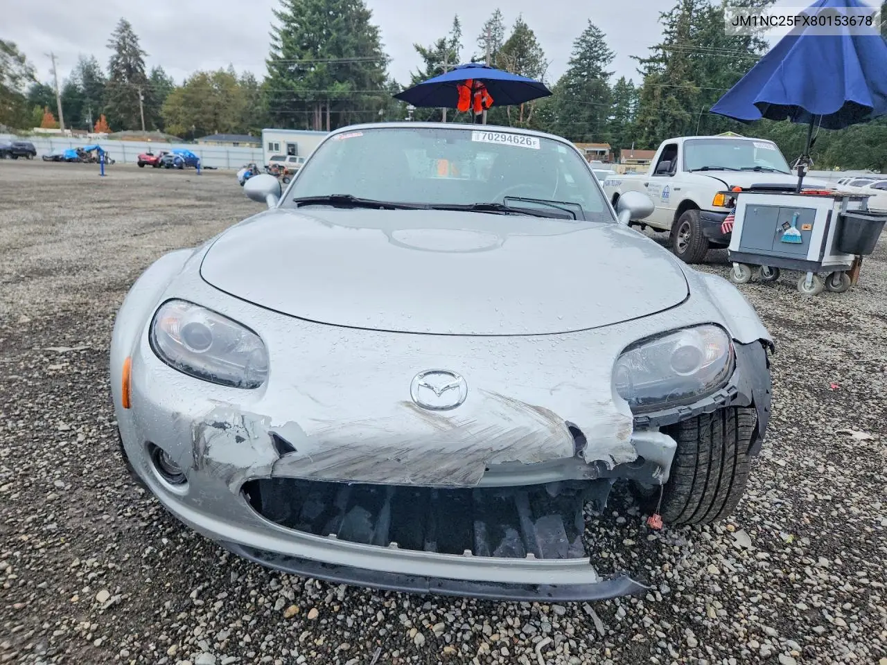 2008 MAZDA MX-5 VIN JM1NC25FX80153678 — фото 5