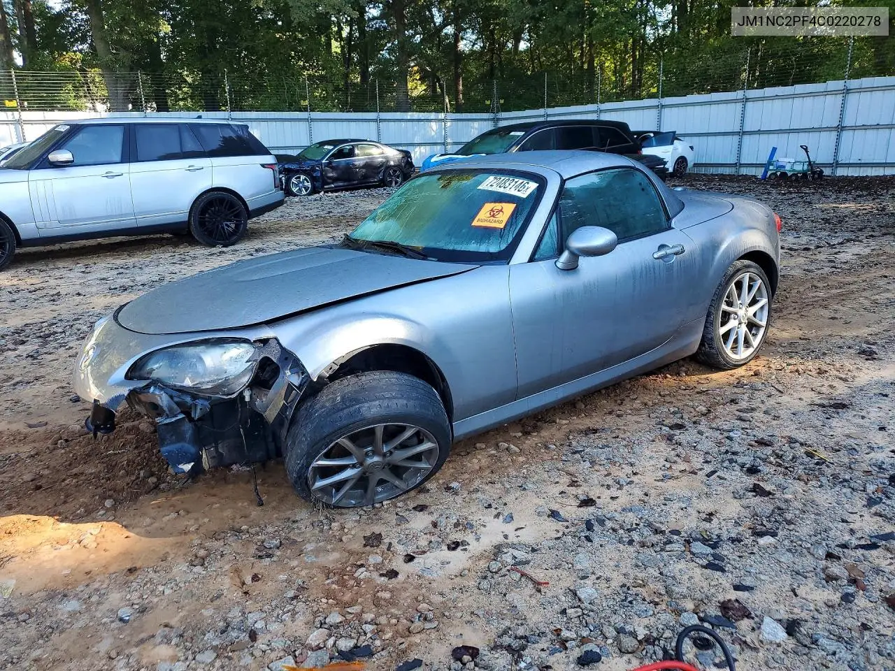 MAZDA MX-5 2012, VIN JM1NC2PF4C0220278