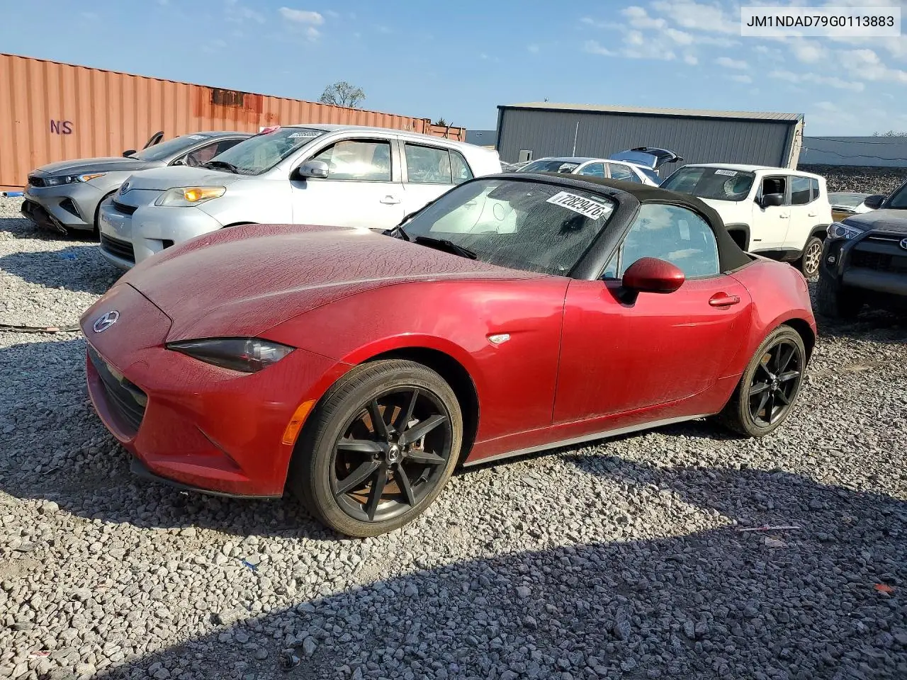 MAZDA MX-5 2016, VIN JM1NDAD79G0113883