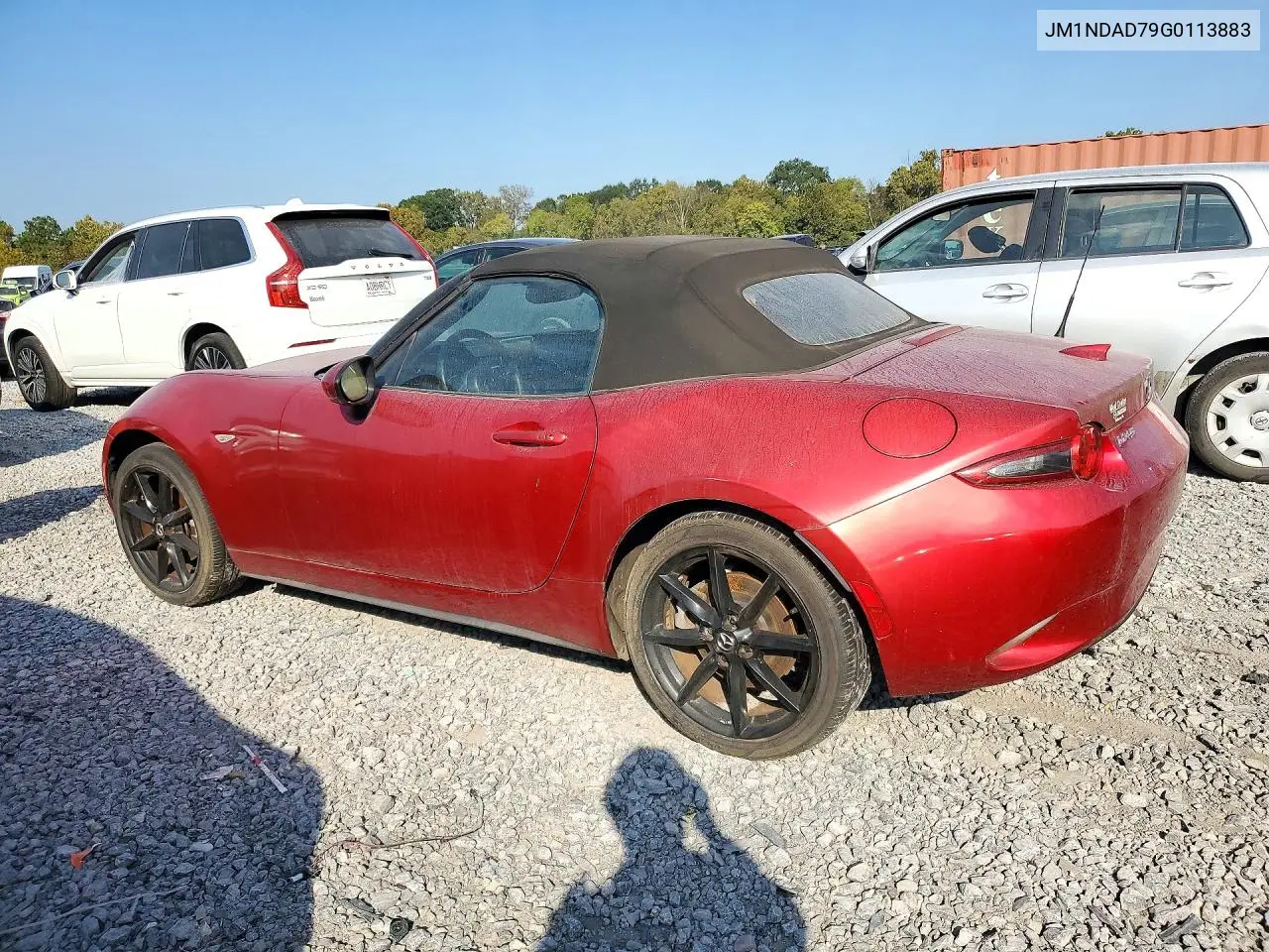 2016 MAZDA MX-5 VIN JM1NDAD79G0113883 — фото 2