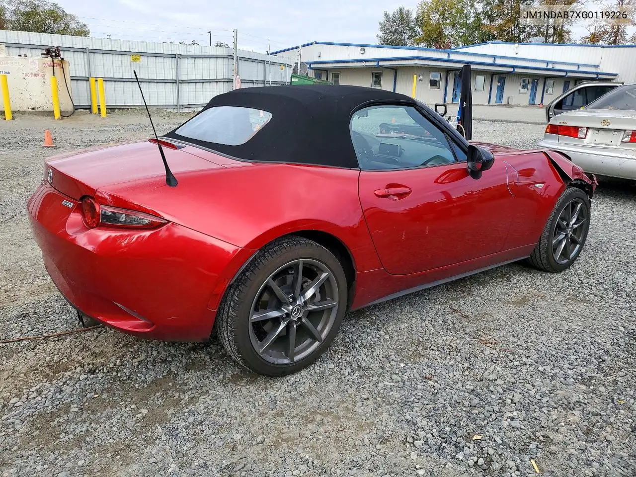 2016 MAZDA MX-5 VIN JM1NDAB7XG0119226 — фото 3
