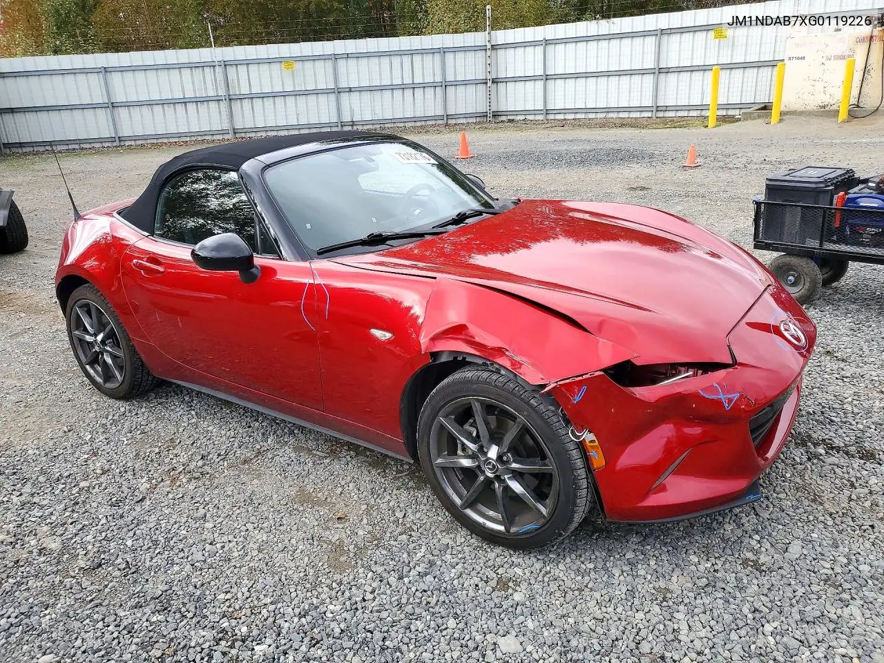 2016 MAZDA MX-5 VIN JM1NDAB7XG0119226 — фото 4