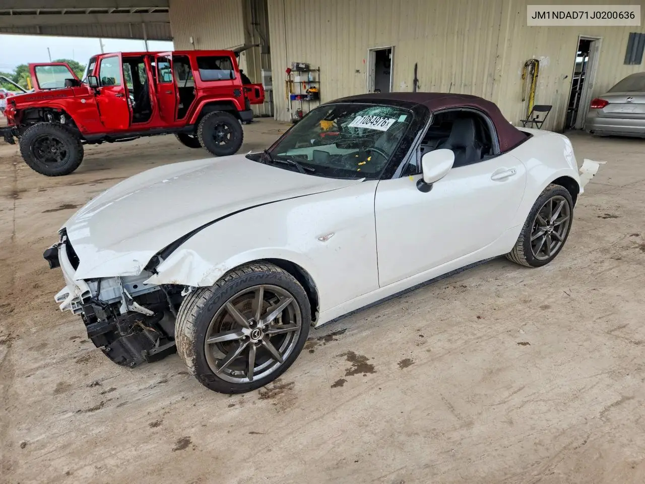 MAZDA MX-5 2018, VIN JM1NDAD71J0200636