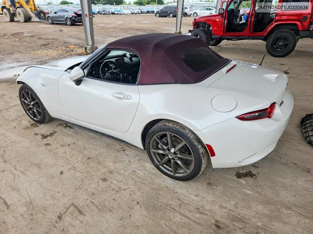 2018 MAZDA MX-5 VIN JM1NDAD71J0200636 — фото 2