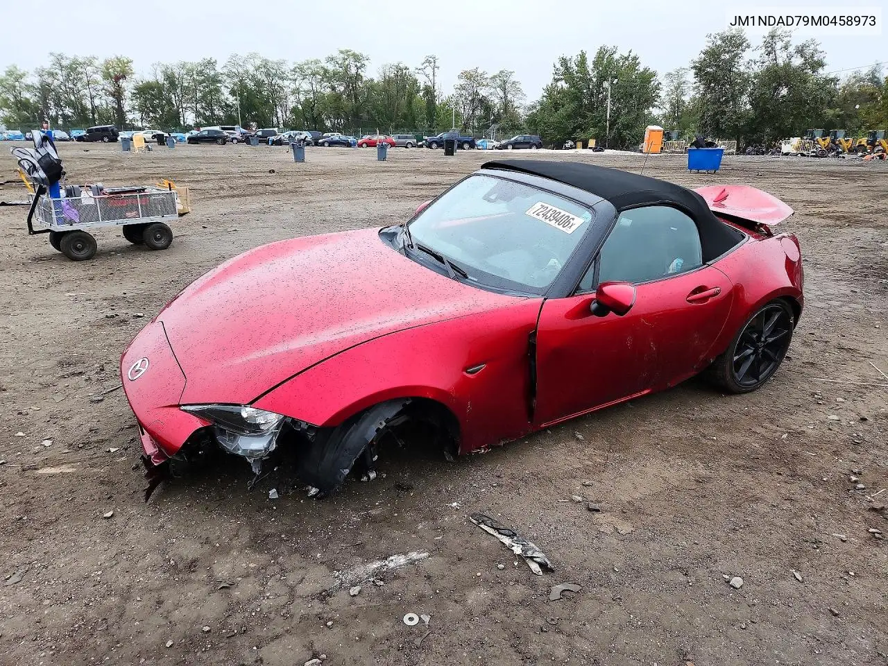 MAZDA MX-5 2021, VIN JM1NDAD79M0458973
