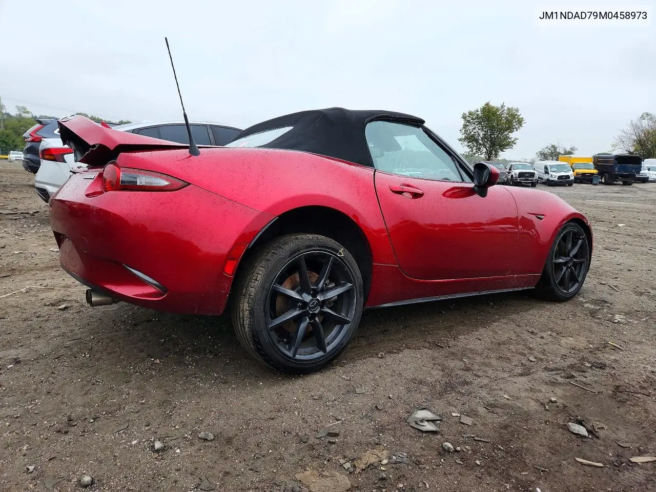 2021 MAZDA MX-5 VIN JM1NDAD79M0458973 — фото 3