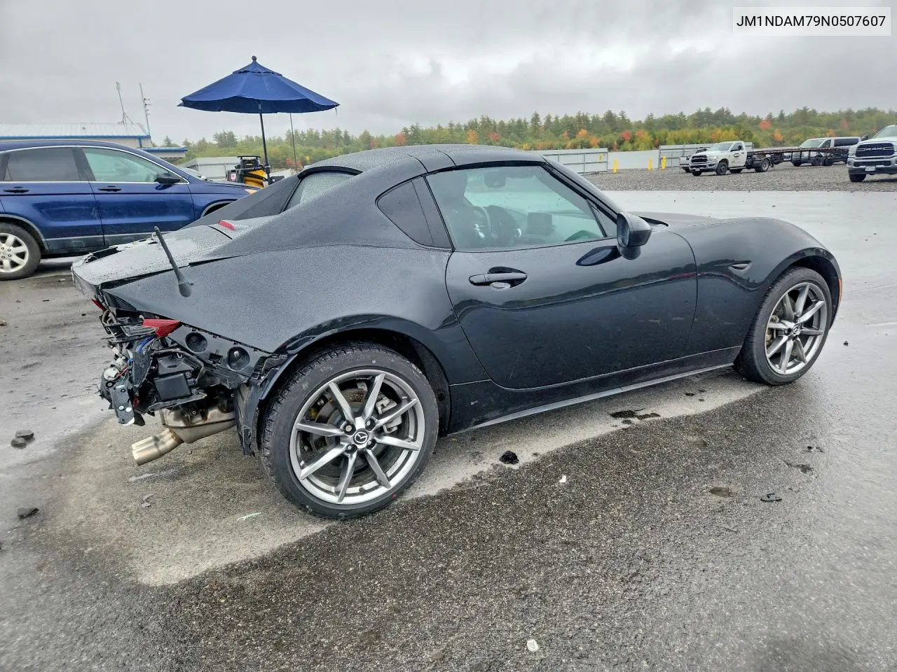2022 MAZDA MX-5 VIN JM1NDAM79N0507607 — фото 3