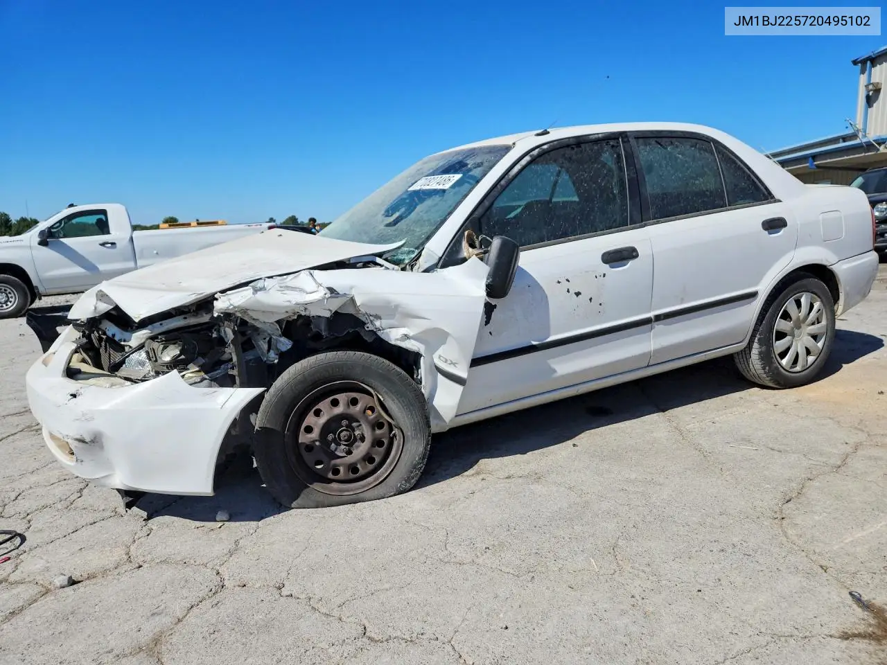MAZDA PROTEGE 2002, VIN JM1BJ225720495102