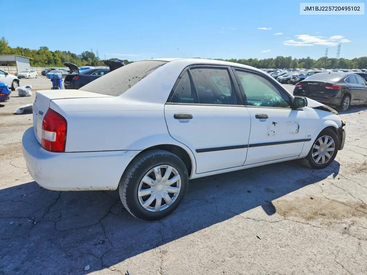 2002 MAZDA PROTEGE VIN JM1BJ225720495102 — фото 3