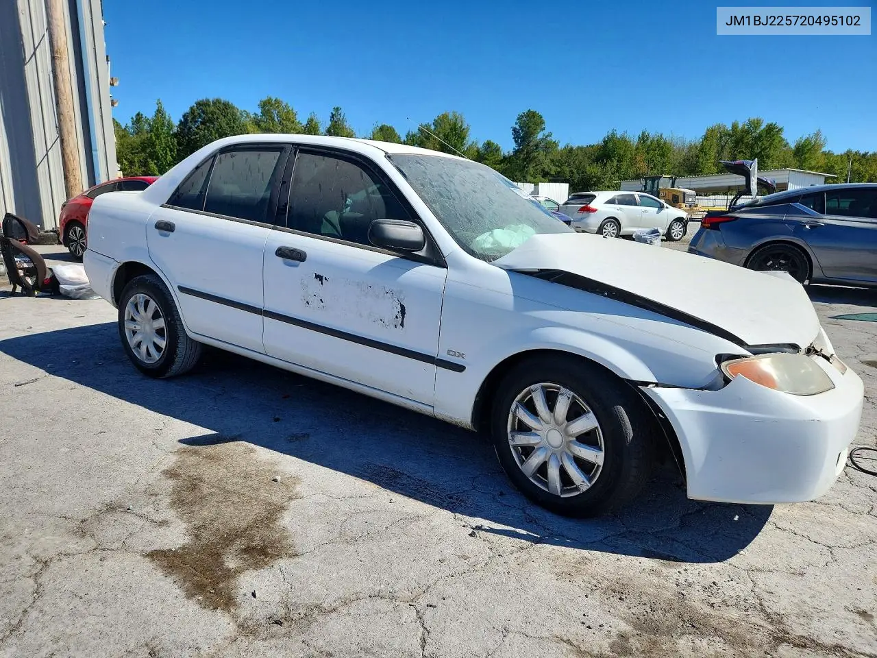 2002 MAZDA PROTEGE VIN JM1BJ225720495102 — фото 4