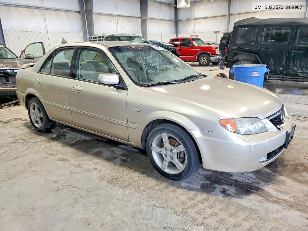 2003 MAZDA PROTEGE VIN JM1BJ225731209907 — фото 4