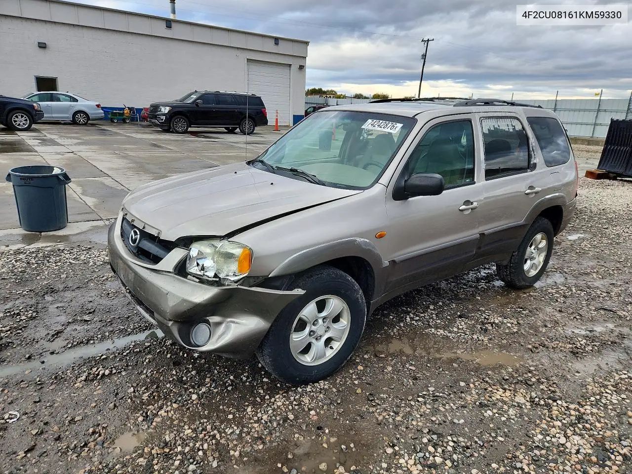 MAZDA TRIBUTE 2001, VIN 4F2CU08161KM59330