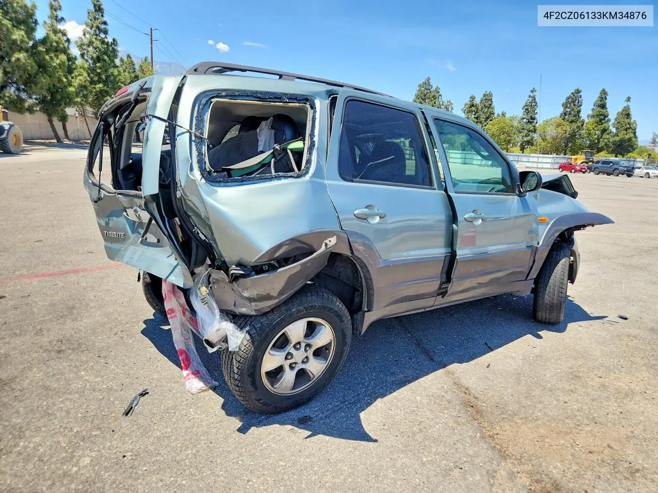2003 MAZDA TRIBUTE VIN 4F2CZ06133KM34876 — фото 3
