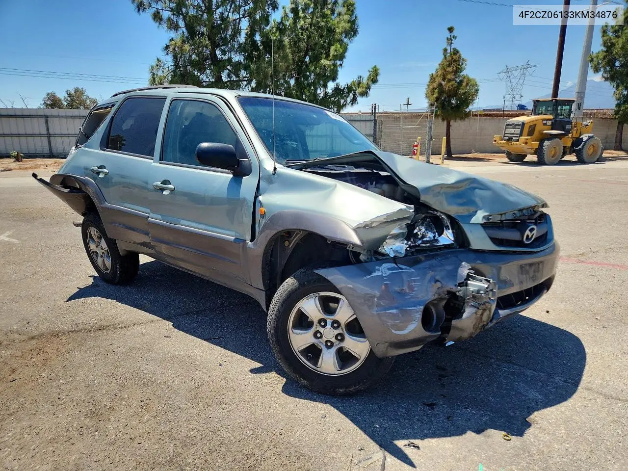 2003 MAZDA TRIBUTE VIN 4F2CZ06133KM34876 — фото 4