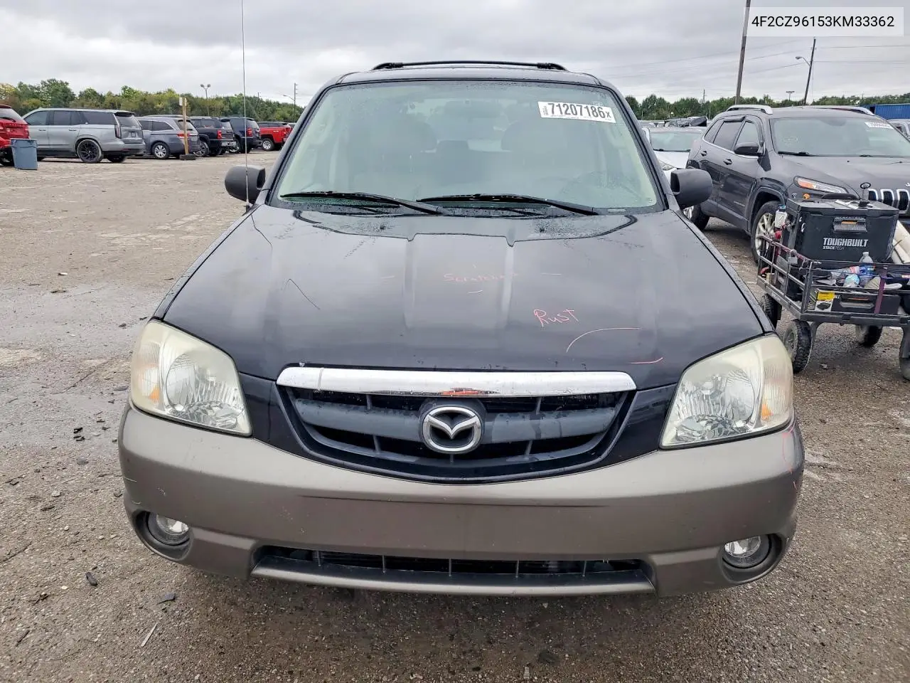 2003 MAZDA TRIBUTE VIN 4F2CZ96153KM33362 — фото 5