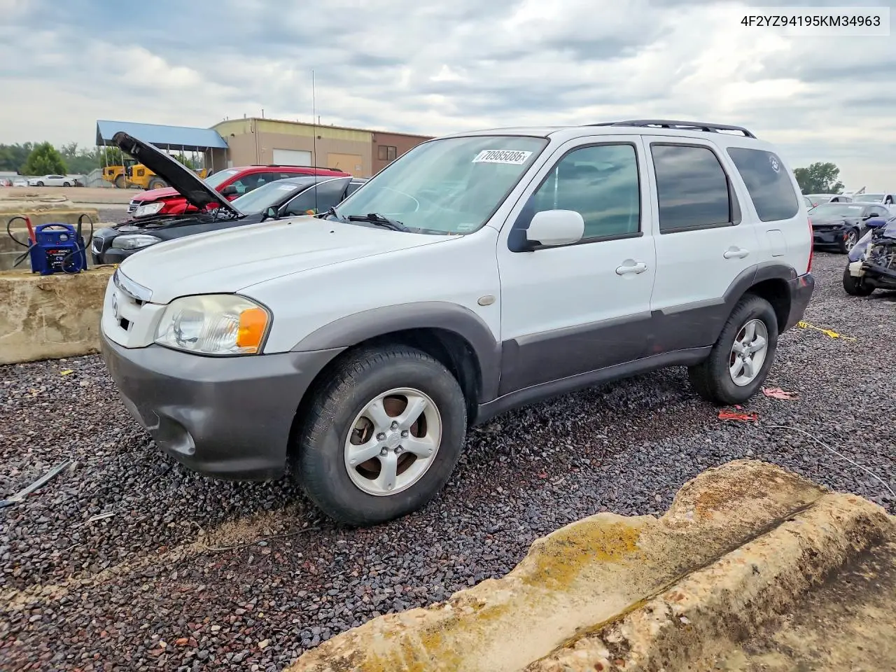 MAZDA TRIBUTE 2005, VIN 4F2YZ94195KM34963